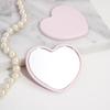 Heart-Shaped Portable Mini Vanity Mirror - HD Makeup Compact