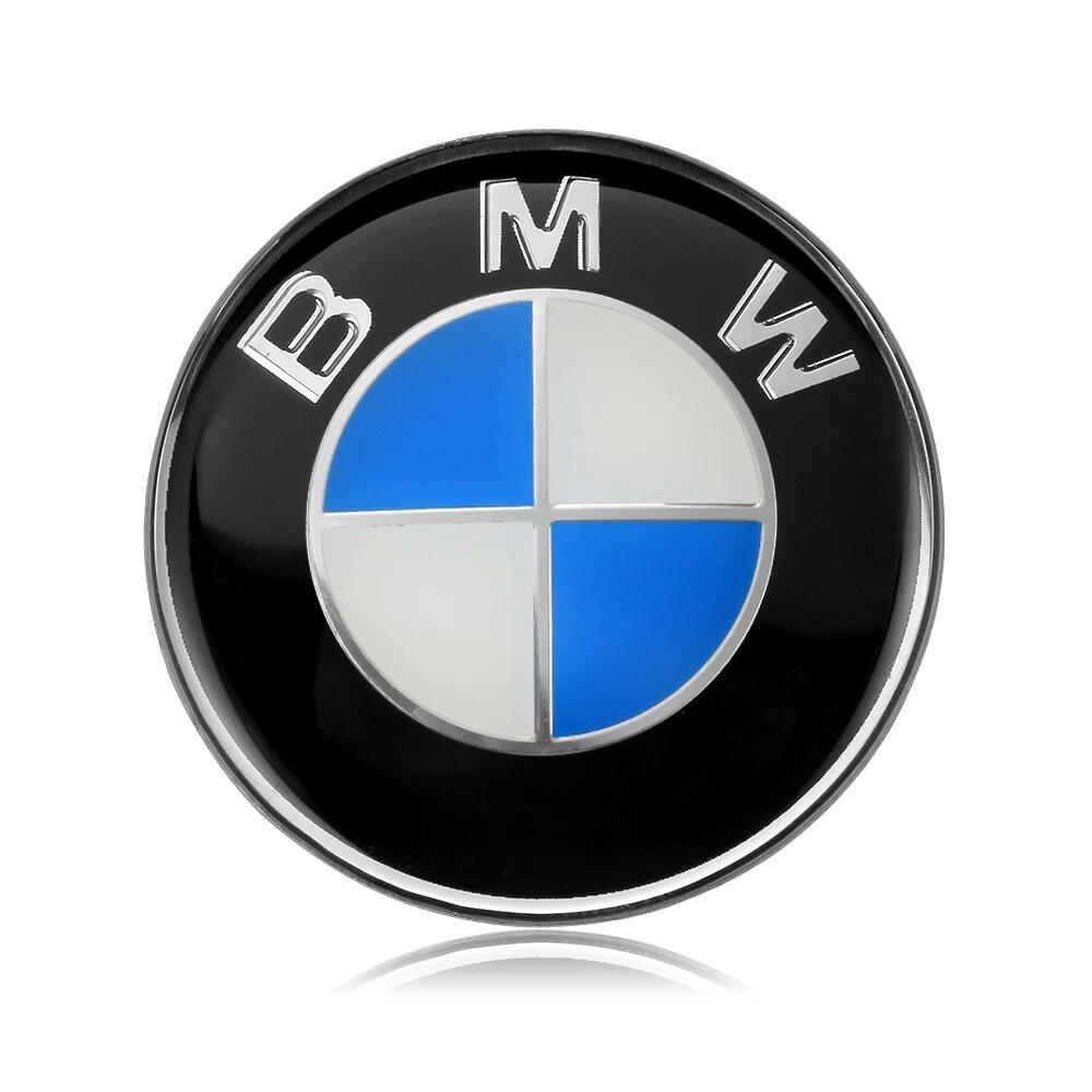 KYLZ4 1PCS 45mm Car Steering Wheel Badge Emblem Sticker Auto-Styling For BMW M3 M4 M5 E36 E39 E87 E90 E53 F07 F34 F44 G20 G30 FXPT-BMW