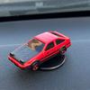 For Lightning Mcqueen Drift Rotating Ornaments Auto Dashboard Turning AE86 Model Deco  Car Dashboard Ornaments