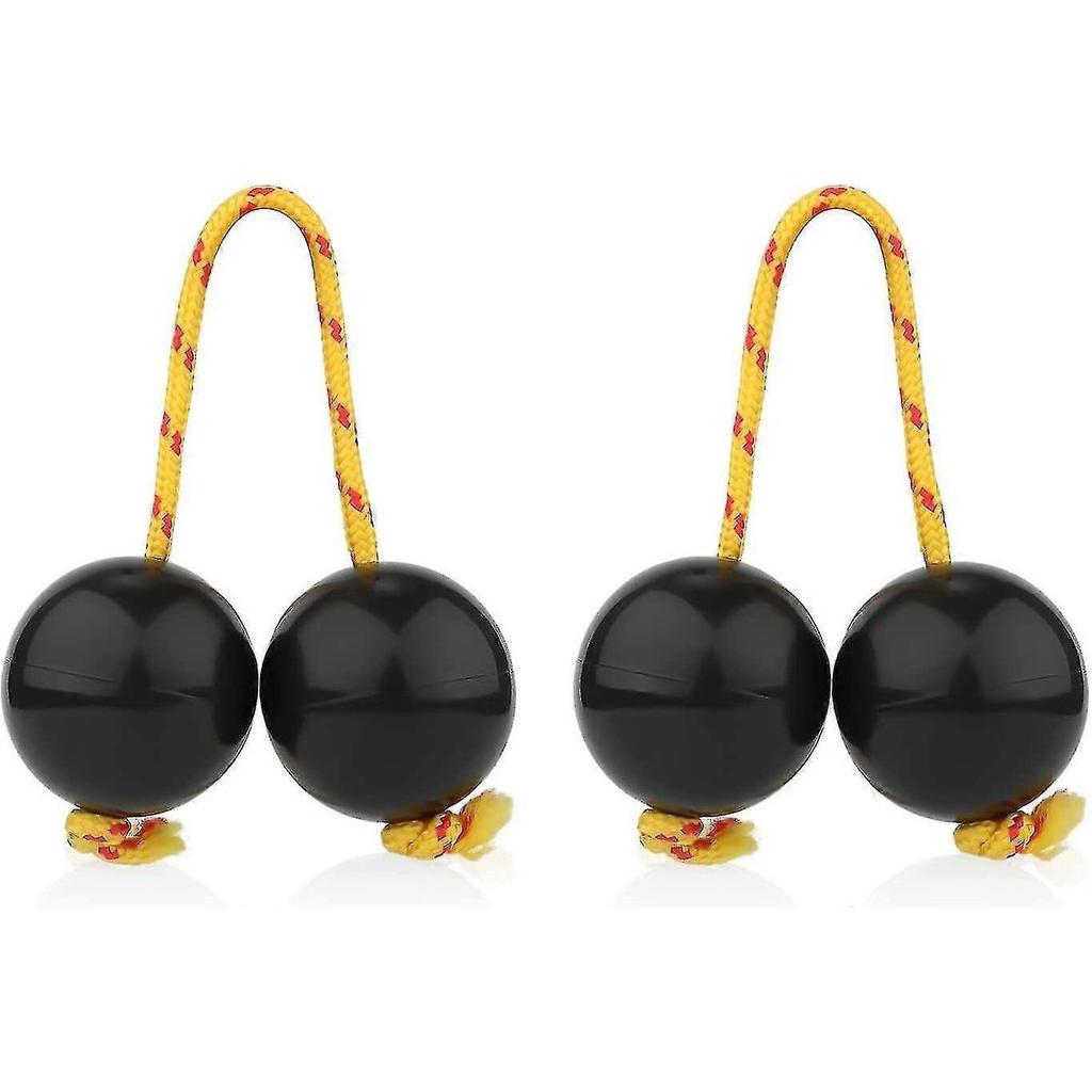 Confezione da 2 Aslatuas Palla Ritmica, Strumento Shaker Kashaka Classico Africano Shaker Rattle Percussione a Mano