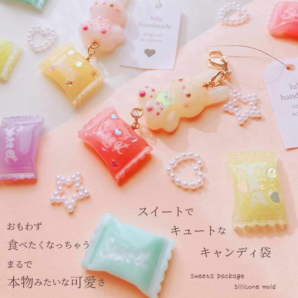 MYmama Silicone Mold for Candy and Sweets Keychains for Kids Bags,