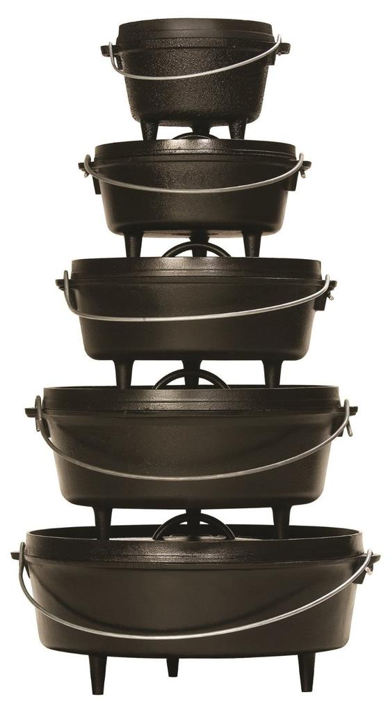 LODGE Camp Oven, Deep, L12DCO3, 12-inch