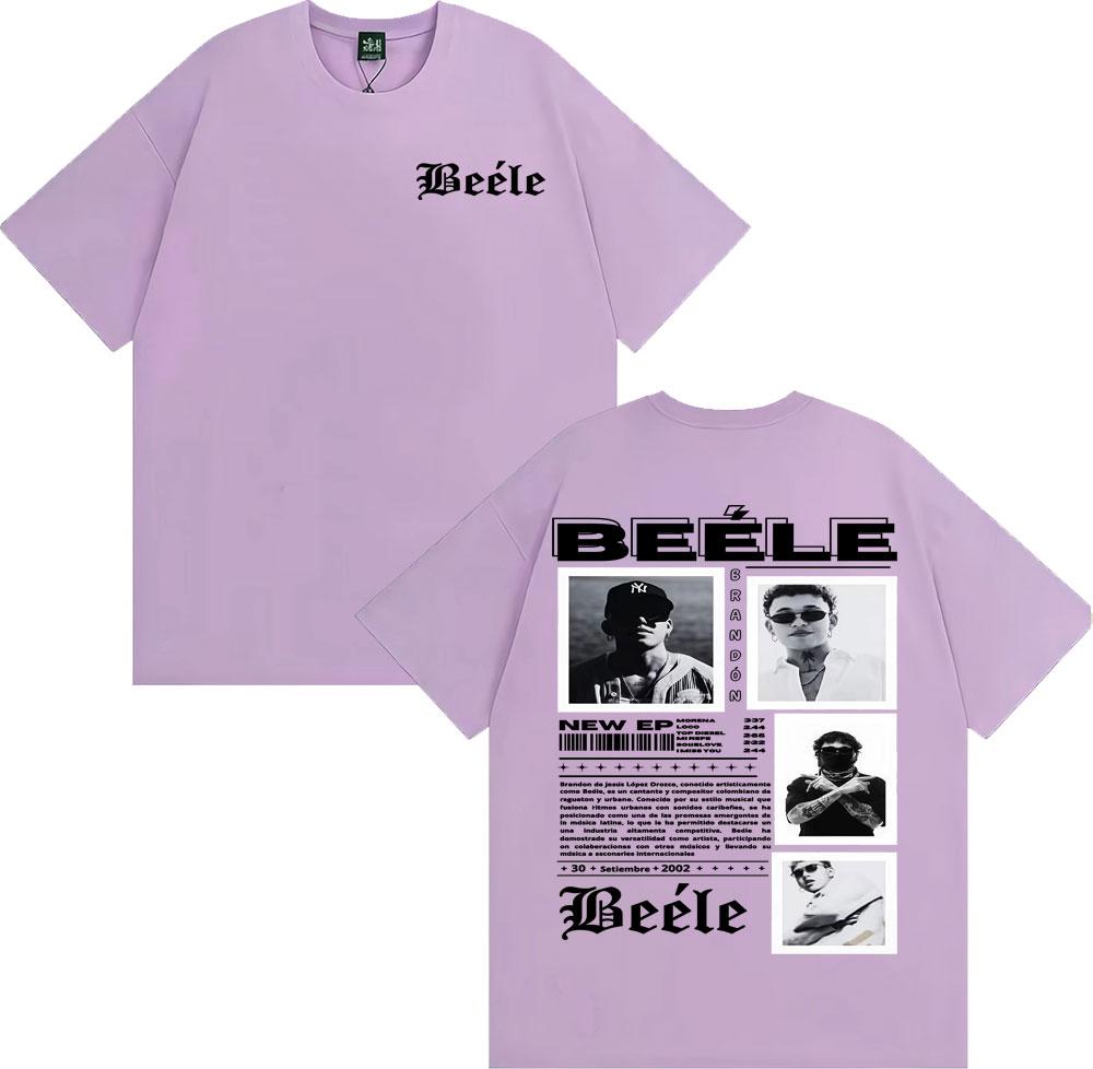 Rapper BEELE Brandon Album Tour 2025 Graphic T Shirt for Men Fashion Hip Hop Vintage T Shirts Summer Tops Casual Comfort Tshirt
