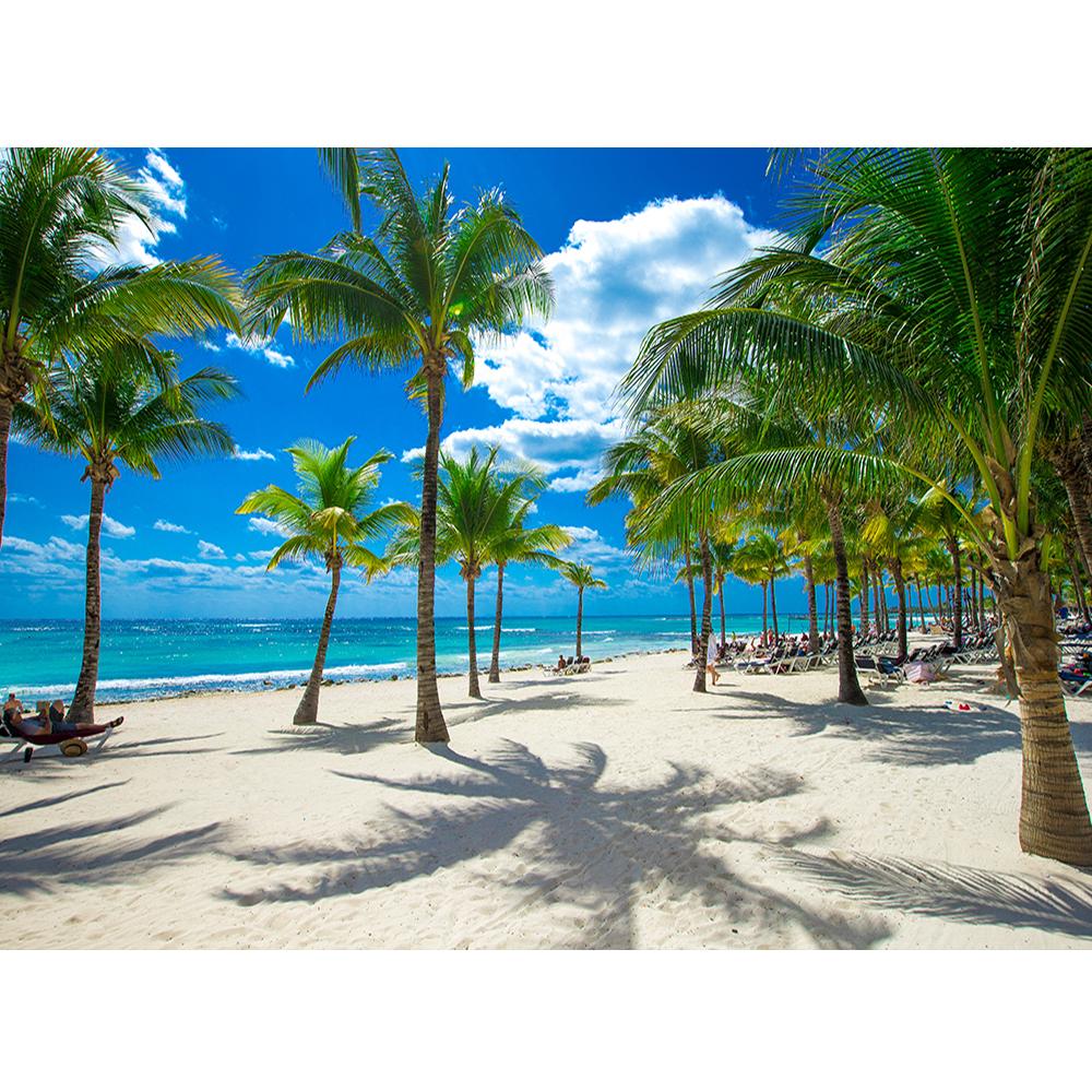 Coconut Murals Beach Wallpapers Tropical Landscape Wallpaper For Boys Girls Bedroom Living Room 3d Beach Wallpaper Home Decor