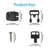 4Pcs/Sets Enhanced Security Spa Hot Tub Cover Latch Buckle Kit ABS Hot Tub Accessories