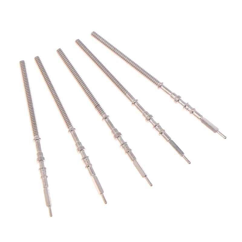 5Pcs Stainless Steel Watch Movement Stem Crown Kit For Nh35 Nh36 Movement Automatic Mechanical Men'S Watch Stem Spare Parts