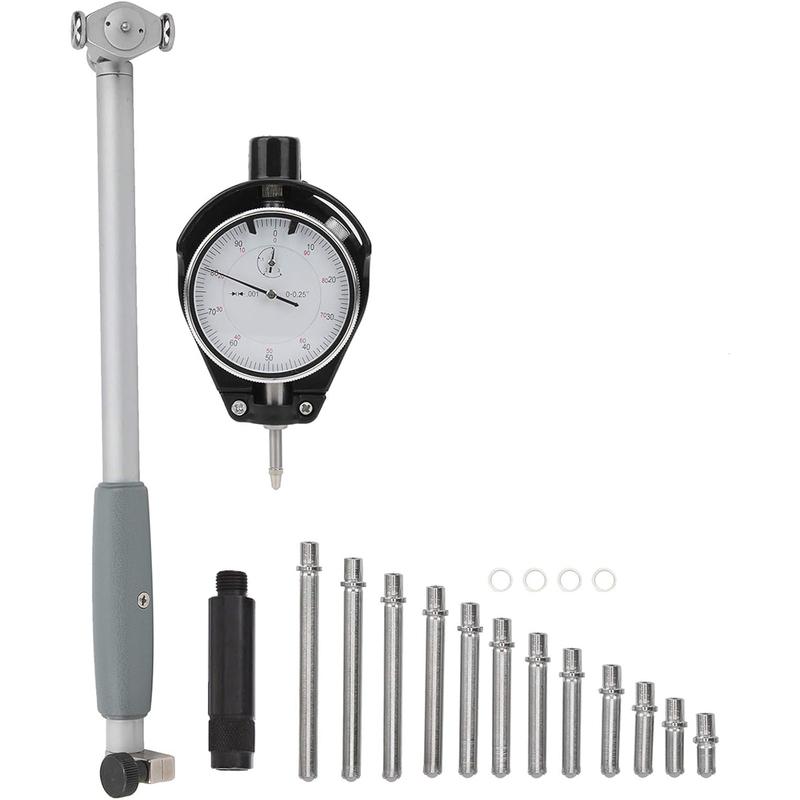 2" - 6" 0.001" Deep Engine Hole Measurement 50-160mm 0.01mm Dial Bore Indicator Gauge