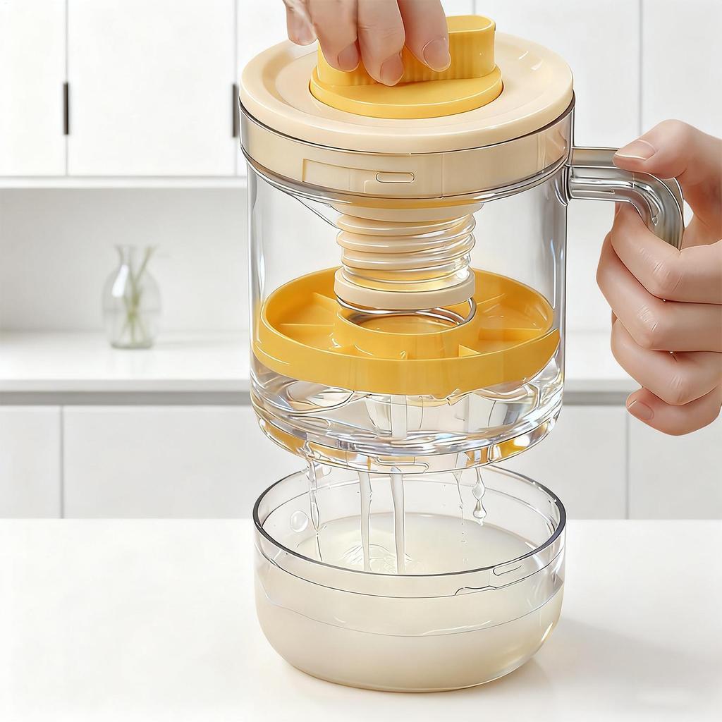 Reusable Greek Yogurt Strainer With Lid, Whey Separator For Thick Creamy Cheese Making Filter