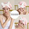 Absorbent Microfiber Hair Towel For Women Quick Drying Soft Bath Turban Elastic Design