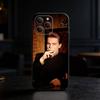 L-Leonardo D-DiCaprio Phone Case For iPhone 17,16,15,14,13,12,11 Plus,Pro Max,SE4Soft Silicone Black Cover