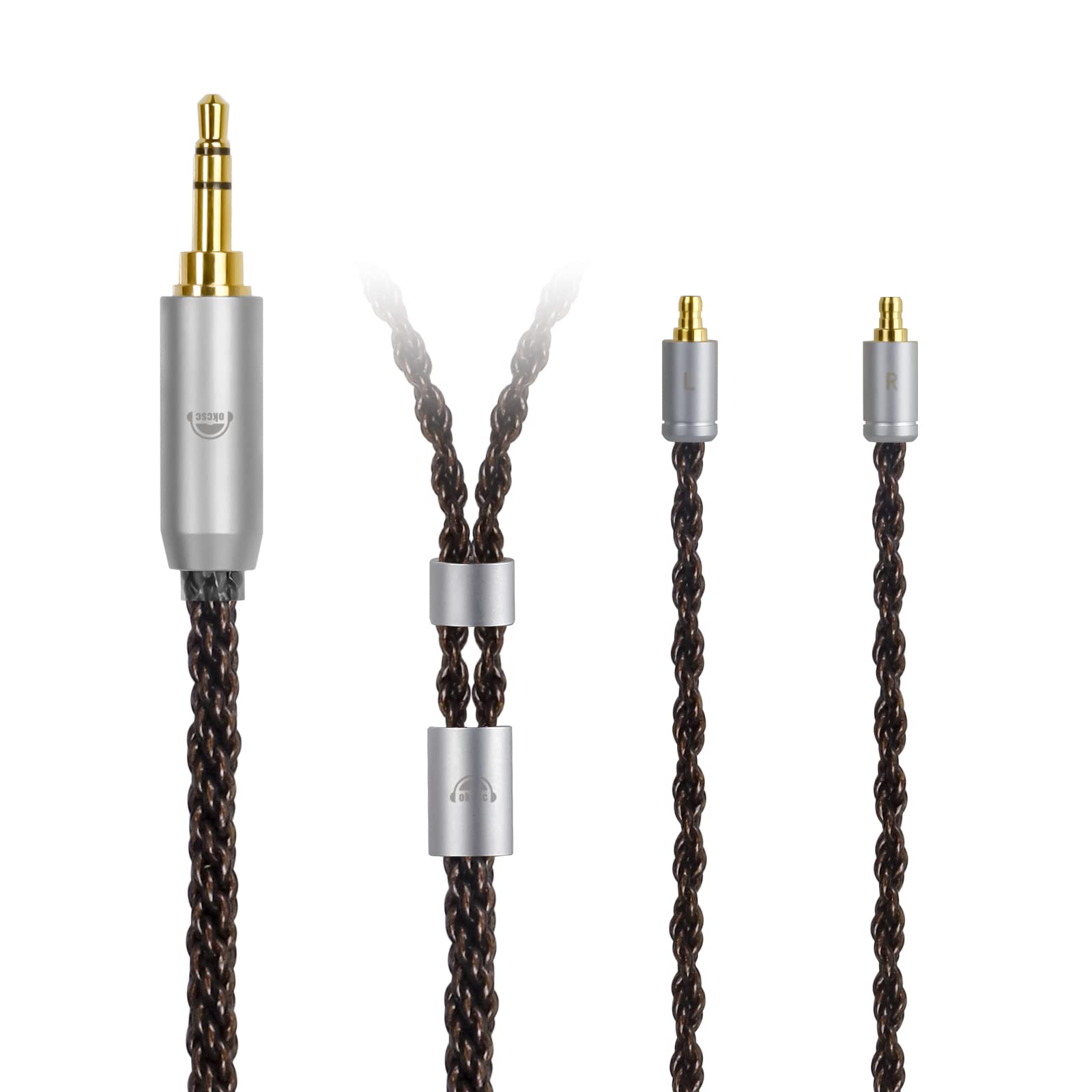 

okcsc ZT8 Recable IE PRO Cable Earphone Cable for Sennheiser Compatible with IE500pro, IE400pro, IE100pro, etc. 3.5mm