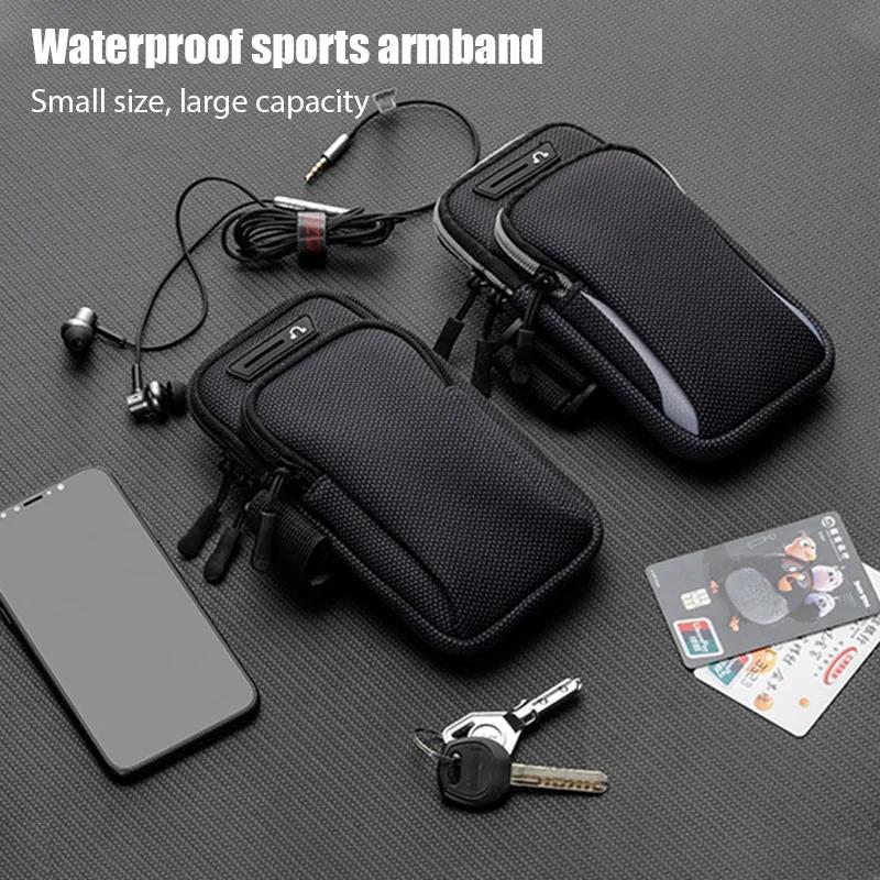Universal Sport Armband Phone Bag Waterproof Mobile Phone Bag Outside Running Fitness Simple Wrist Bag For iPhone Samsung Xiaomi