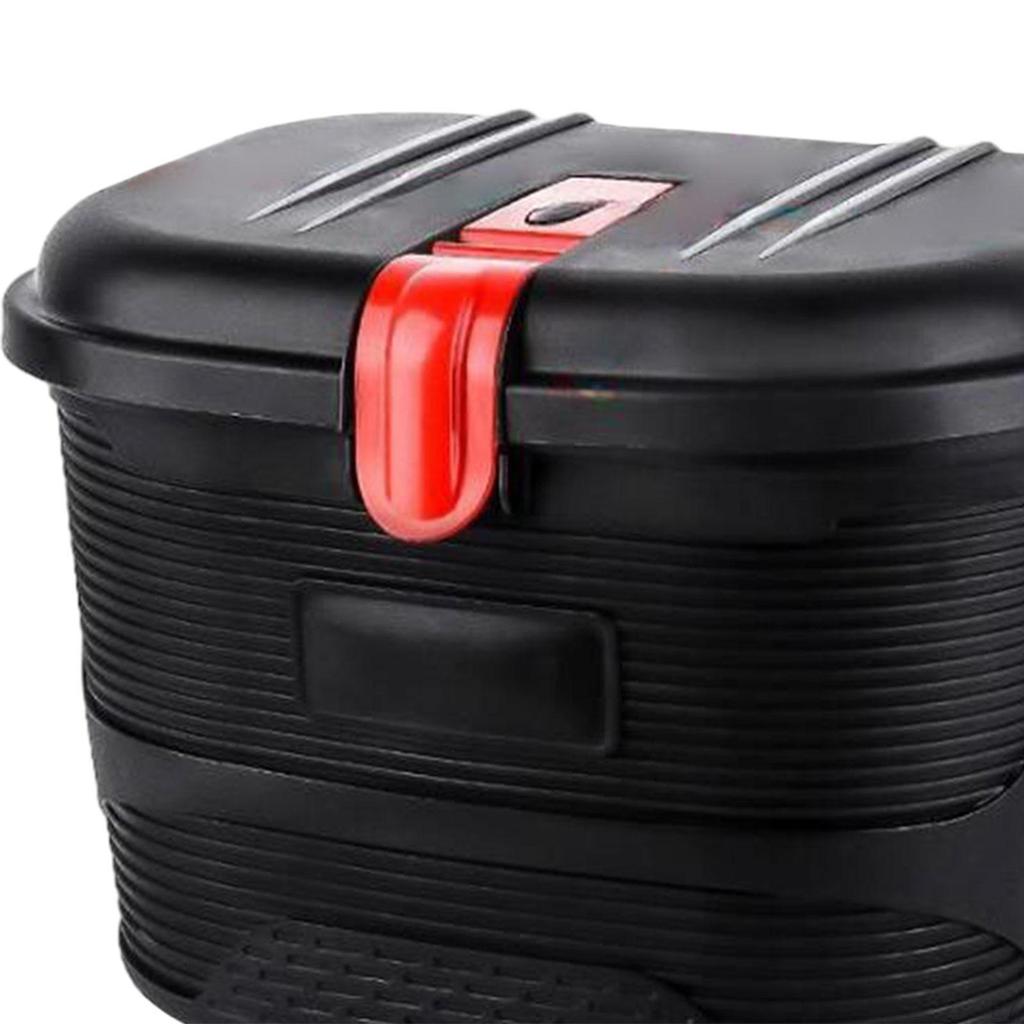 Storage Basket with Lock for Electric Bike Versatile Container Road Use