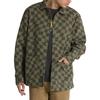 Vans Chemise à Carreaux Bouton Unique Manches Longues Homme chemises Vert Armée VN0008GZ-KCZ