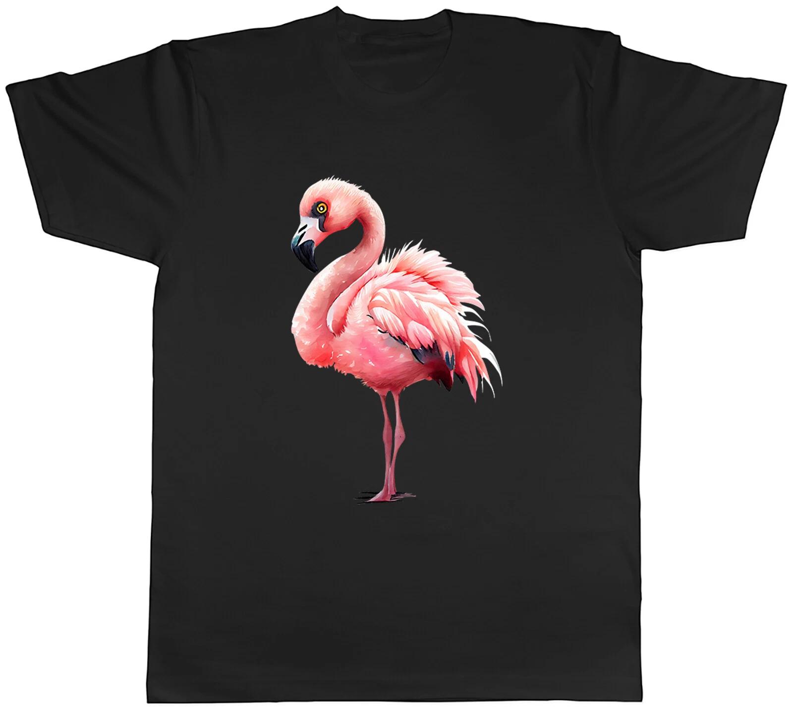 Flamingo Lover Mens T-Shirt Pink Flamingoes Bird Unisex Tee Gift XXXXL
