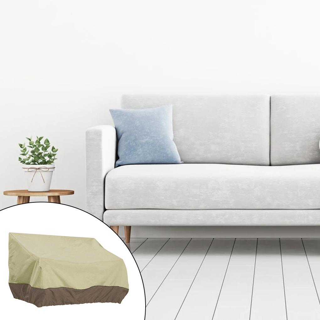 Outdoor Multi-persons Sofa Cover Rainproof Home Silver Coated Oxford Cloth Front Yard Bench Covers Outside Furniture Accessories