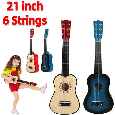 Children Ukulele Guitar Toy Mini 6 Strings Gifts Musical Educational Musical Instrument Enjoyable Instrument Supplies