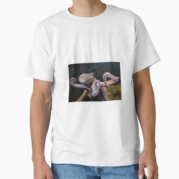 Octopus Photograph Under The Sea Ocean Life Be Made In UsaAus TShirt S2xl S