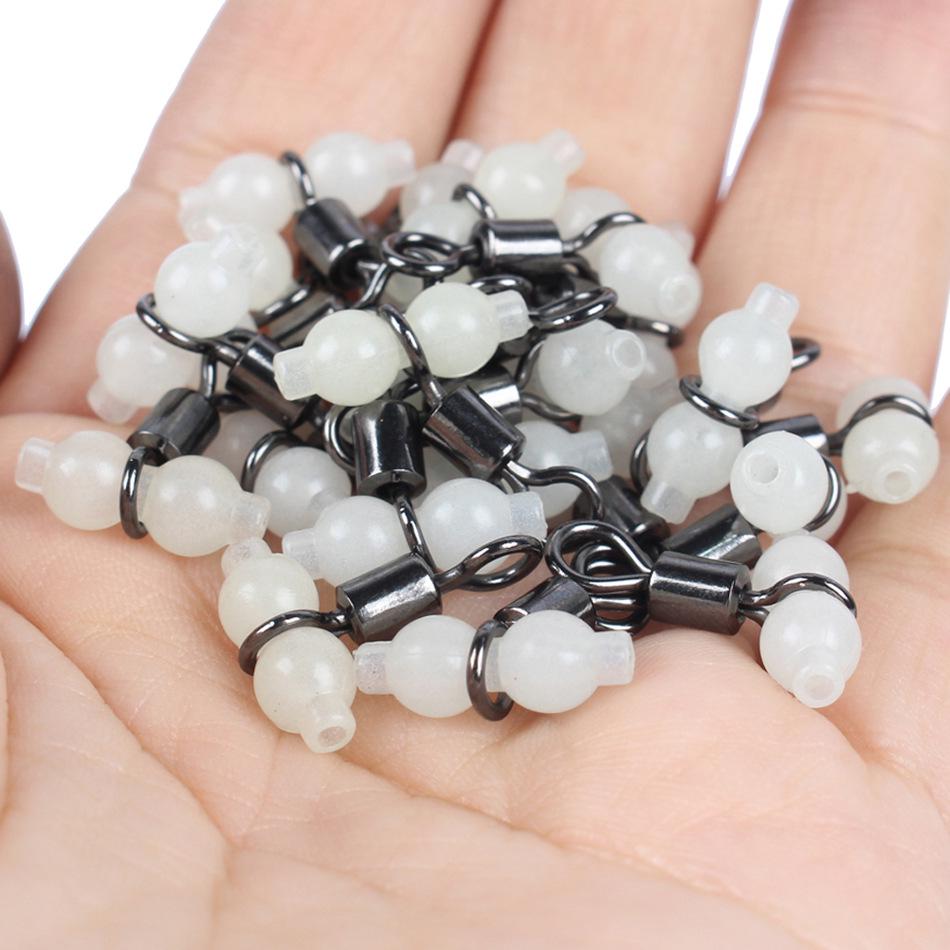 Luminous Swivel Hook: 8-Shaped High-Speed Fishing Connector