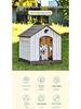Large Rainproof Outdoor Dog Villa - Four Seasons Universal, Sturdy, Removable, and Washable.