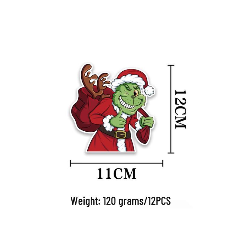 Christmas Cartoon Faceless Spiral Ornaments