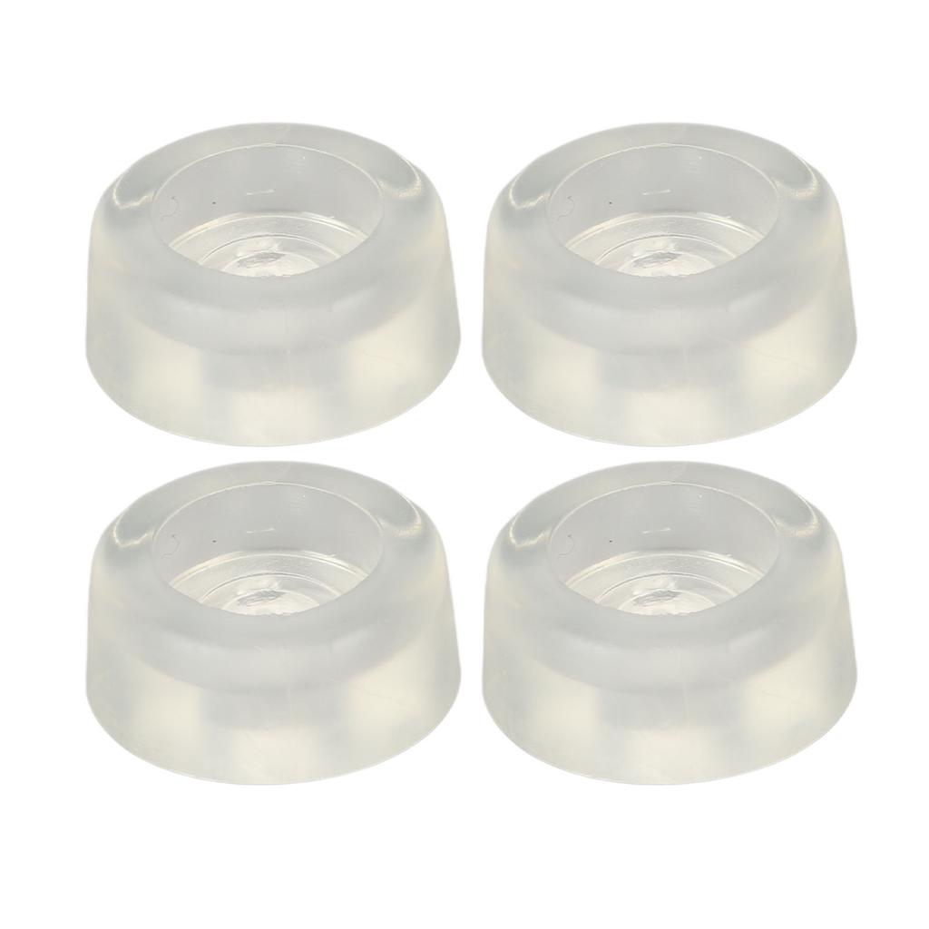 4Pcs Sewing Bed Cushion Soft PVC Plastic Elastic Clear Vibration Reduction Sewing Machine Cushion