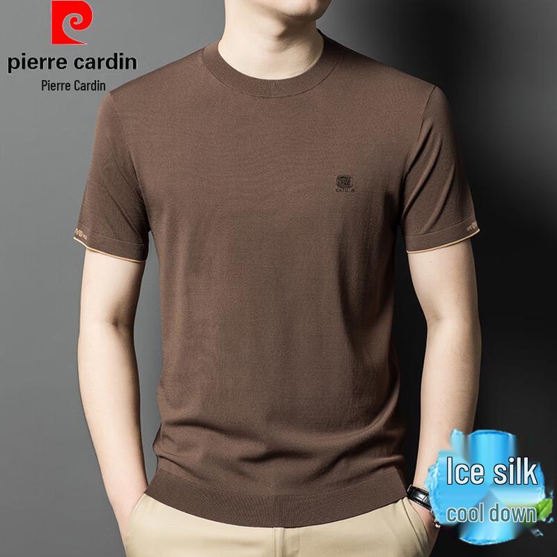 Pierre Cardin Men s Summer Embroidered Breathable T-Shirt 105