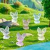 Non-Toxic Glow In The Dark Fox Ornaments 10/20Pcs Luminous Fennec Fox For Fairy Garden Night Light Decor