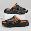 Fashion Smile Pop Fashion Men Clogs Slippers Brand Summer Clogs Slippers Outdoor Antiskid Beach Slippers Soft Home Breathable