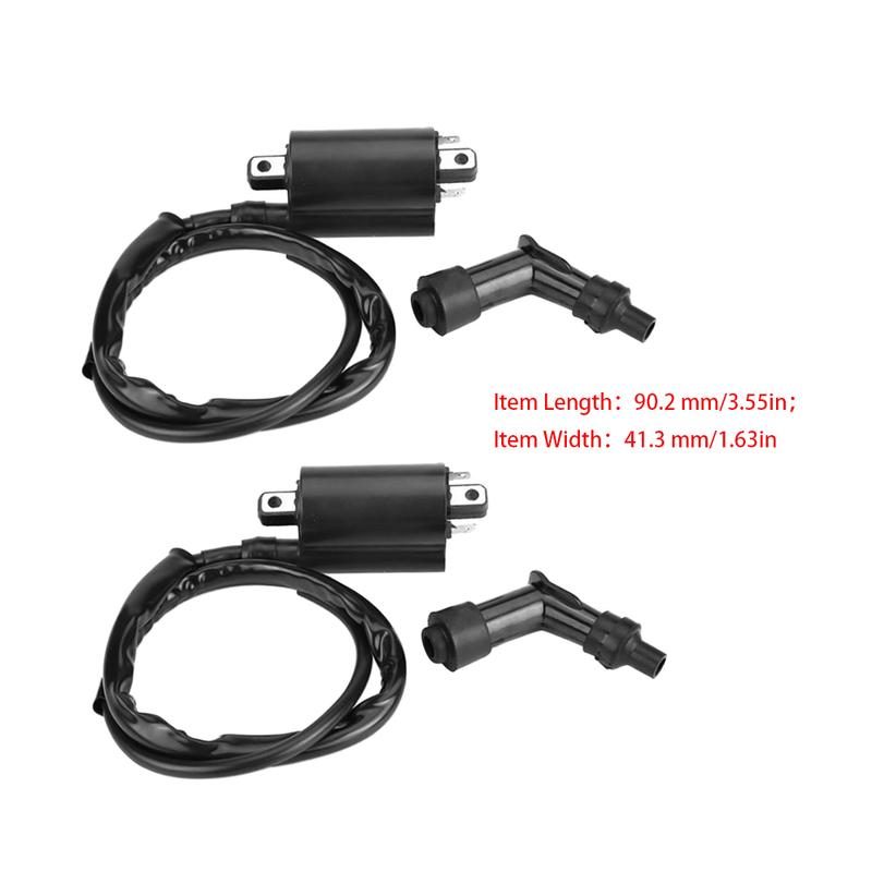 2Pcs Front & Rear Ignition Coils for Suzuki VS1400 GLP Intruder 1400 1987-2004