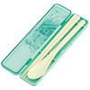 Skater Chopsticks and Spoon Set, Bento Box, Adult, Antibacterial, Combo Set, 18cm, Non-Clinking, Made In Japan, Disney, Peter Pan, Tinker Bell, CCS3SA