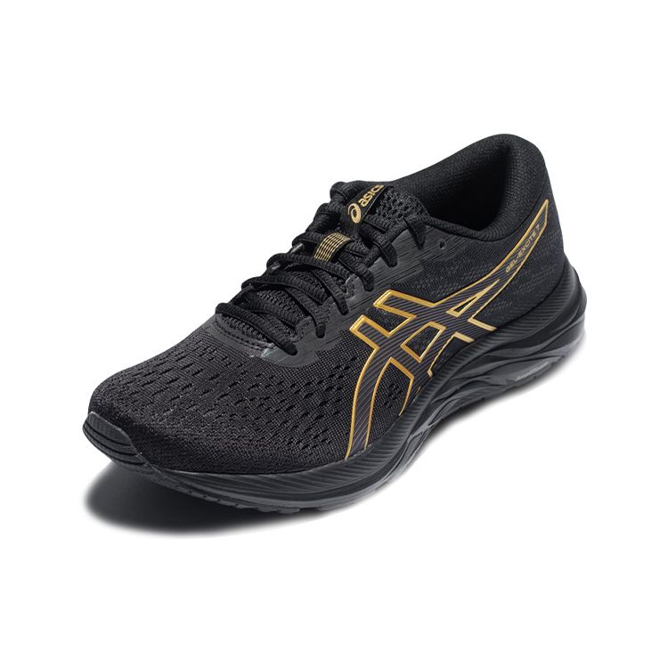 Asics Gel-Excite 7 Running Shoes Men Sneakers Black Gold 1011A946-001