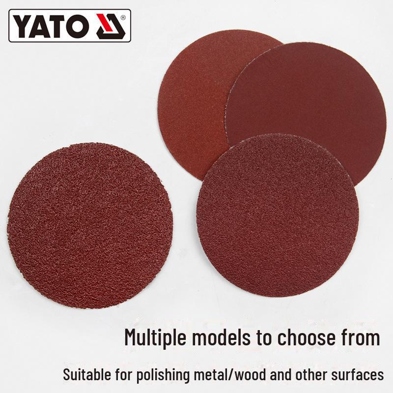 YATO Self-Adhesive Circular Sandpaper for Angle Grinders and Pneumatic Polishers