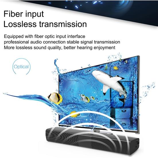 BS-28B Rechargeable Wireless TV Home Theater Bluetooth-compatible Soundbar Stereo Speaker