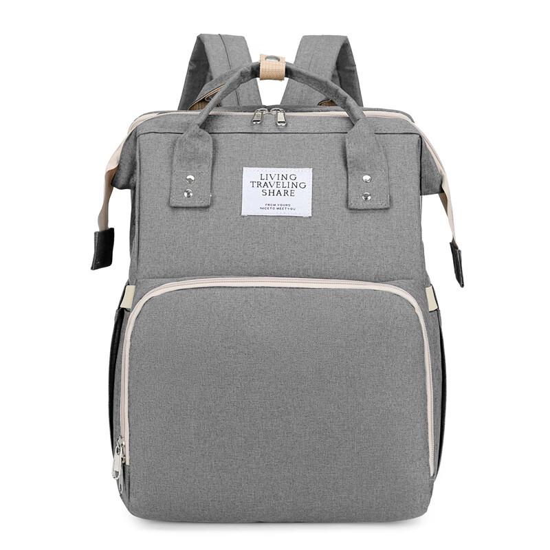Lishen Portable 2-in-1 Foldable Baby Crib and Diaper Bag