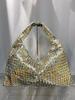 Woven shoulder bag underarm bag spring and summer new bag women's bag handmade high-texture dumpling bag tide