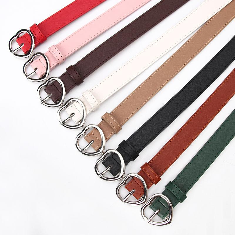 Women Simple All Match Belt With Alloy Pin Buckle