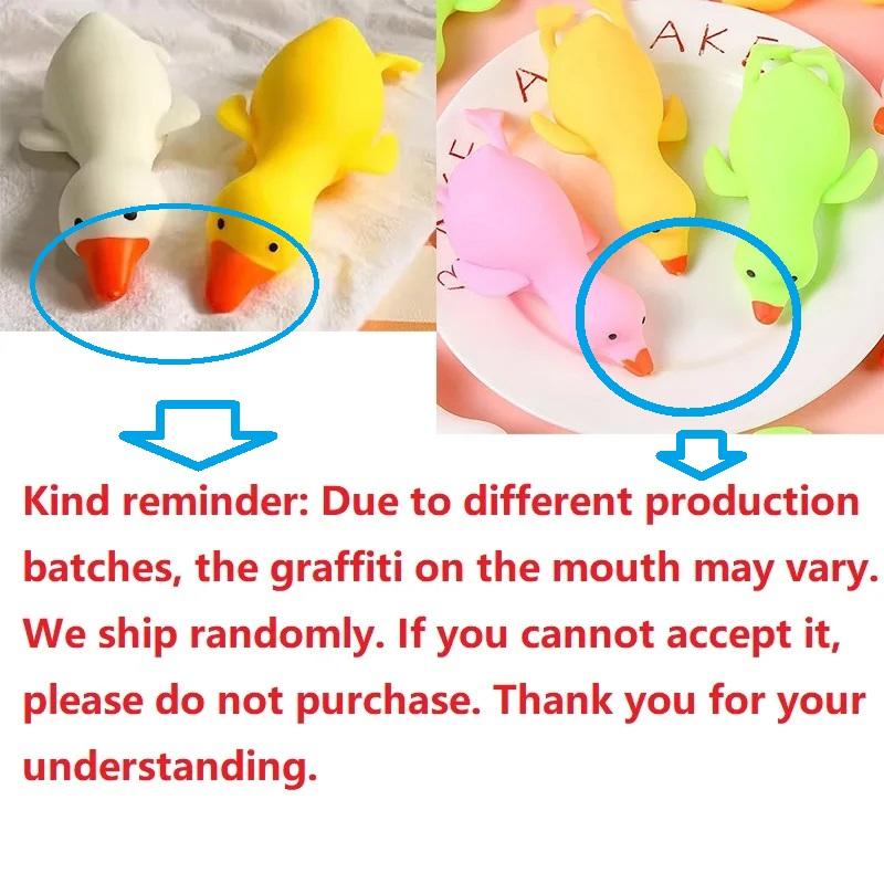 Toys Toys Kids Toys Antistress Duck Squeeze Goose Cute Kawaii Animals Vent for Adults Decompression Stretch for Kids Children