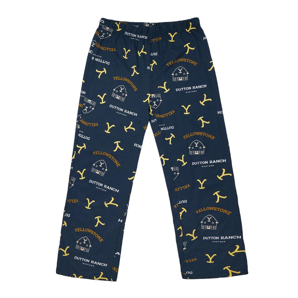 Yellowstone Mens Logo Pyjama Set