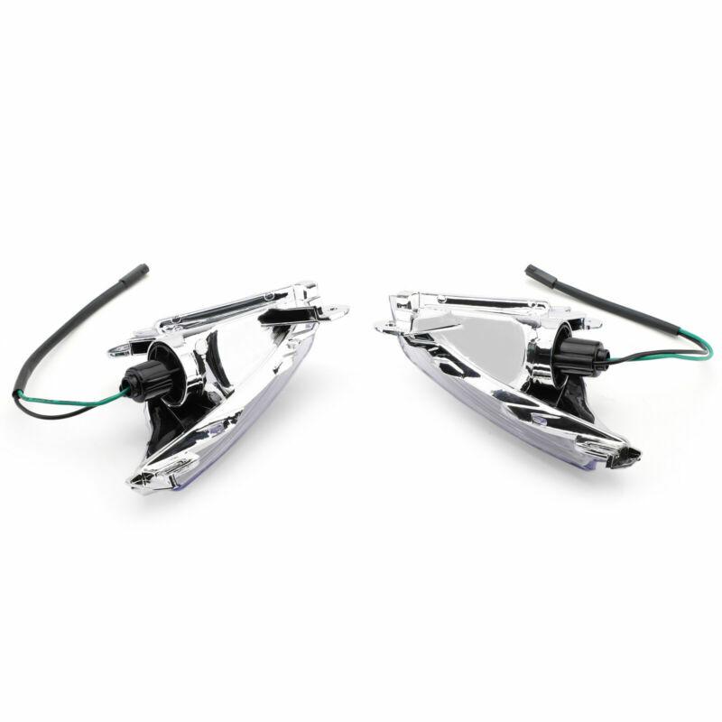 Front Turn Signals Lens For Kawasaki Ninja ZX6R ZX10R ZX14R EX650 ER-6N GTR1400