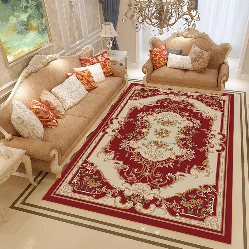 

Европа Турция Стиль Ретро Ковер Гостиная Диван Спальня Прикроватный Кухня Входная Дверь Коврик Нескользящий Роскошный Домашний Декор Мат 40x60cm