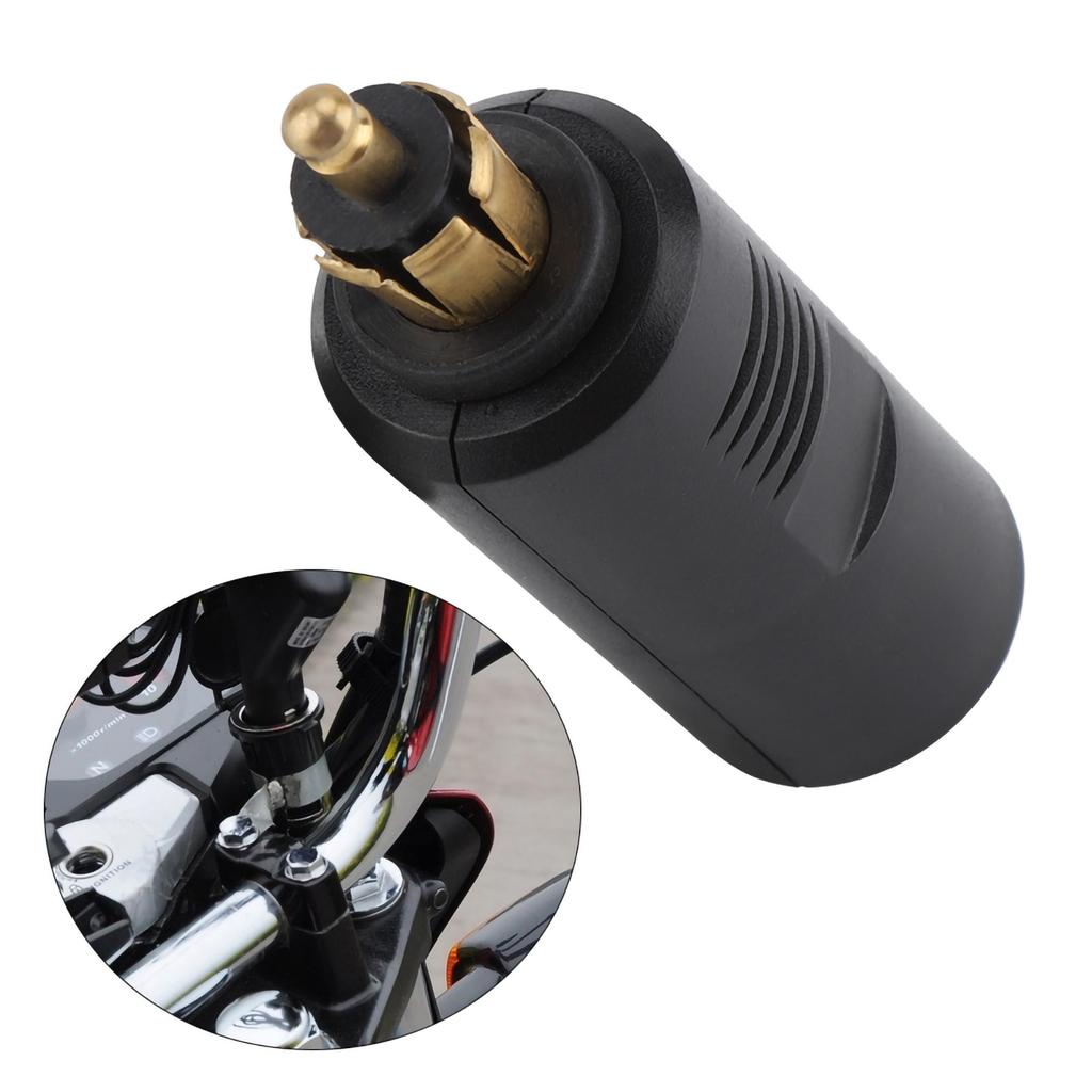 12V Motorrad Europäischer Zigarettenanzünder Stecker Adapter für DIN Buchse