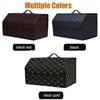 Car Trunk Storage Box Large Capacity Multiuse Tools Storage Bag Auto Leather Stowing Tidying Folding For Emergency Storage Box