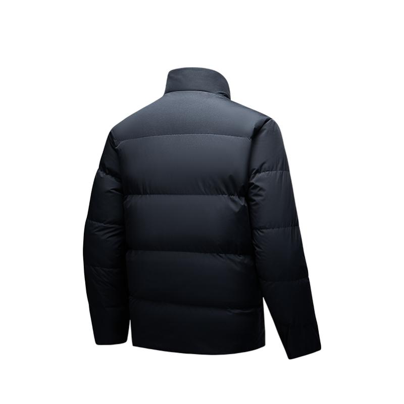 Anta Dreilagige Schnellwärme Vier-Schutz-Technologie Wasserdicht Winddicht Ölbeständig Stehkragen Daunenjacke Herren Oberbekleidung Basic-Schwarz 952547928-1