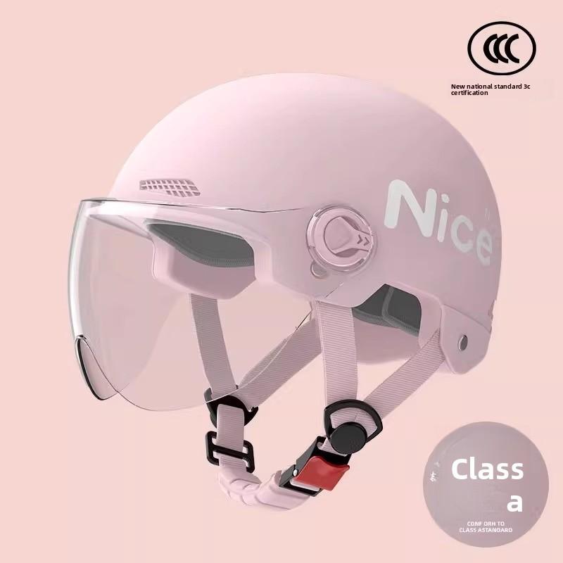 Electric Vehicle Helmet Men and Women Large Summer Breathable Four Seasons Universal Safety Helmet Half Helmet