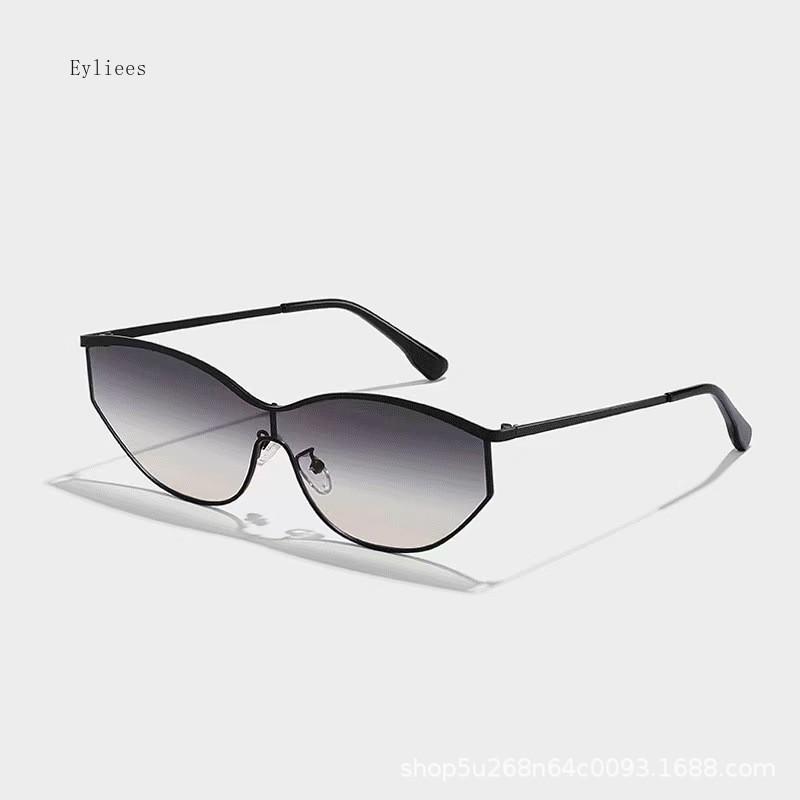 Fashion Small Frame Sunglasses Personalized Design Metal Sunglasses Retro Minimalist Wild Women Sunglasses UV400 gafas