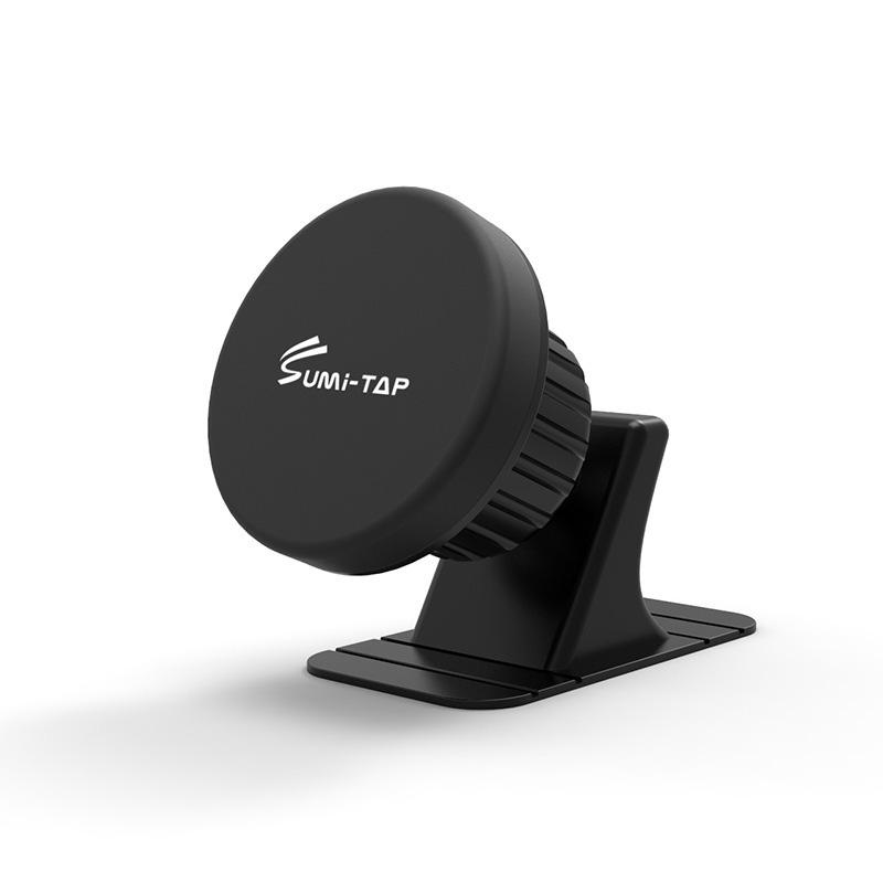 

Универсальный магнитный держатель для телефона в машину, липкое крепление на приборную панель/кронштейн для подвешивания на экран навигации, автомобильный держатель для телефона чёрный