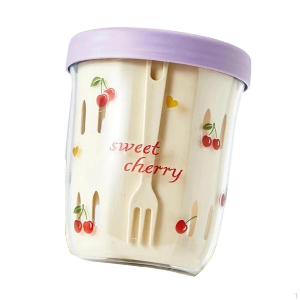 Nádoba na uskladnění ovocného salátu Nepropustná Lehká s rukojetí Přenosná víčka