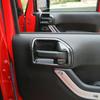 Inner Door Handle Bowl Cover Trim Accessories for Jeep Wrangler JK 2Door 2011-17