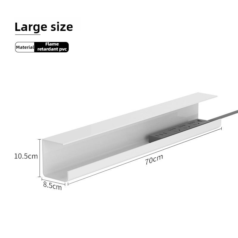 Cable Organizer Boxes Table Under Power Strip Storage Boxes Simple Wire Organize Box Multifunctional Office Organize Groove